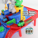Race Track Educational Parking Crane Toys Airplane Truck Playset