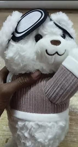 Cute Plush Bear Car Seat Back Tissue Holder