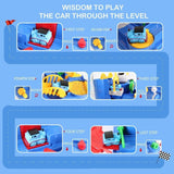 Race Track Educational Parking Crane Toys Airplane Truck Playset