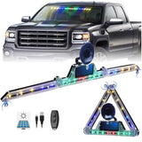 Solar Powered Wireless Foldable Road Safety Signal For Car